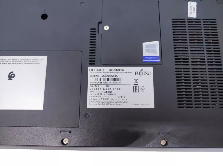 LAPTOP FUJITSU LIFEBOOK E556