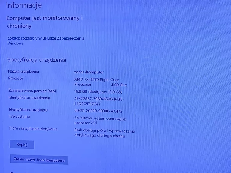 KOMP DO GIER AMD FX-8370 / 16GB / 1TB / GTX970
