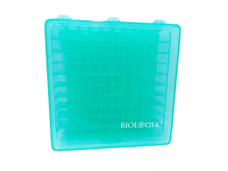 PUDEŁKO NA PROBÓWKI BIOLOGIX 100 MIEJSC