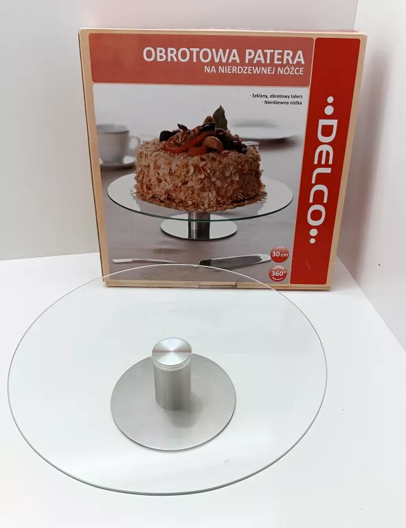 OBROTOWA PATERA NA NÓŻCE DELCO 30CM