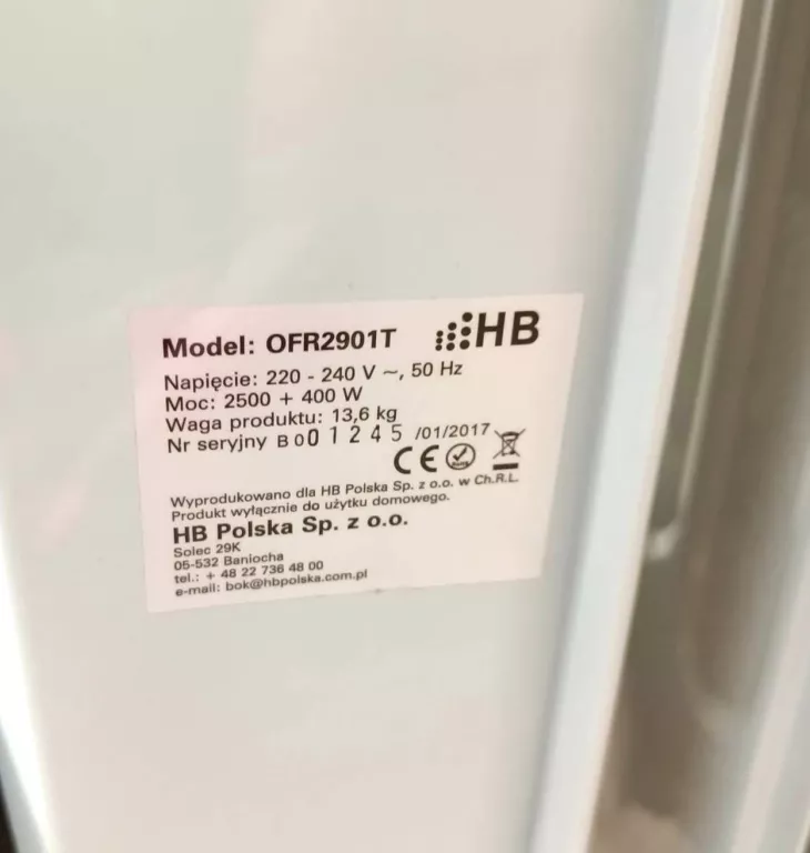 grzejnik-olejowy-hb-ofr2901t-moc-grzewcza-2900