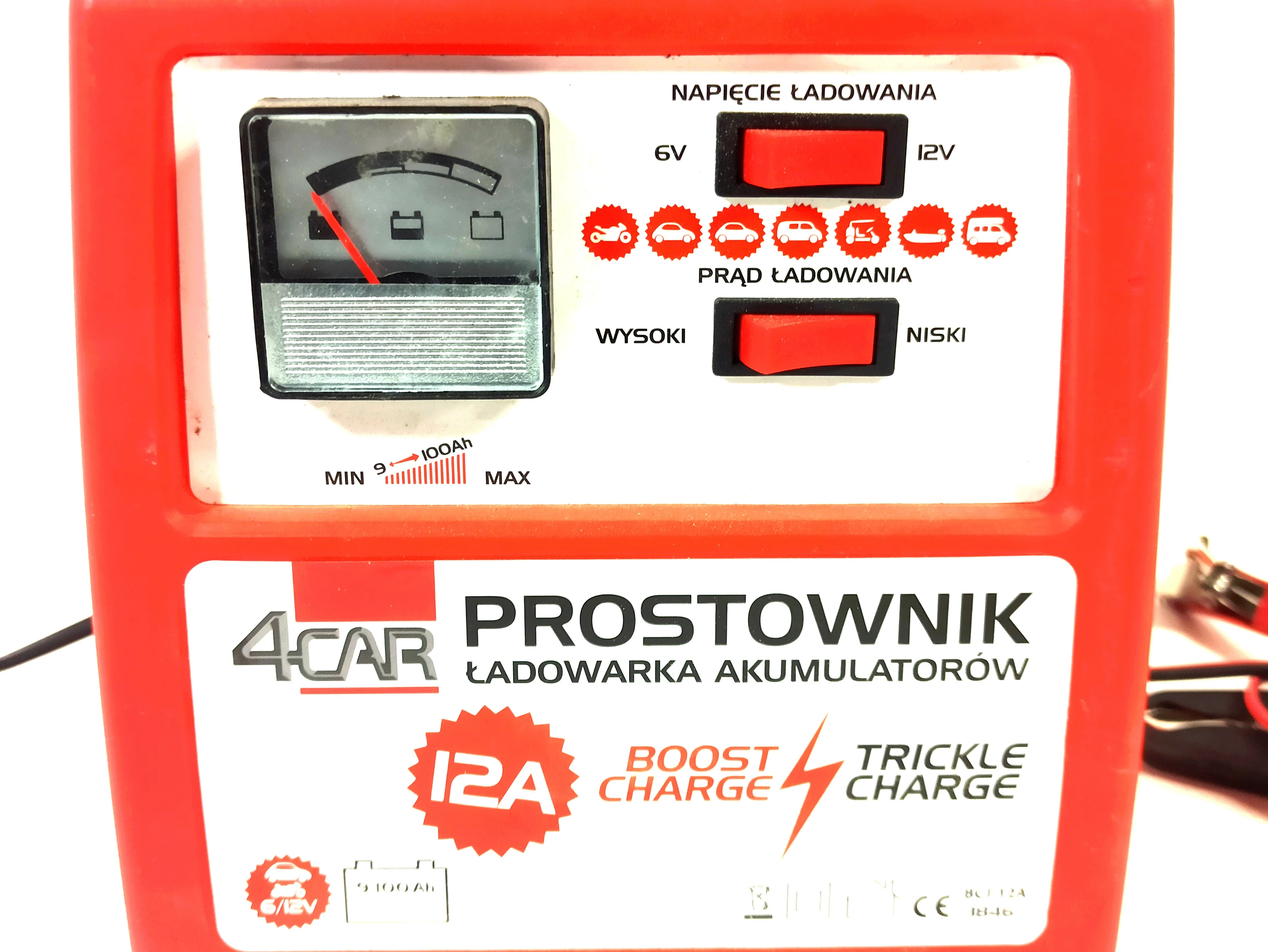 prostownik-4car-bcj-12a-3848-czerwony-stan-uzywany