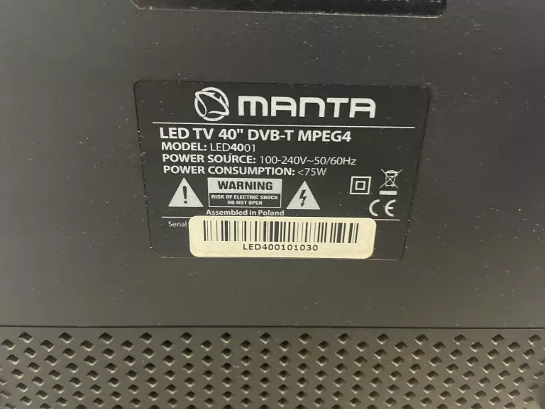 TV MANTA LED4001 + PILOT