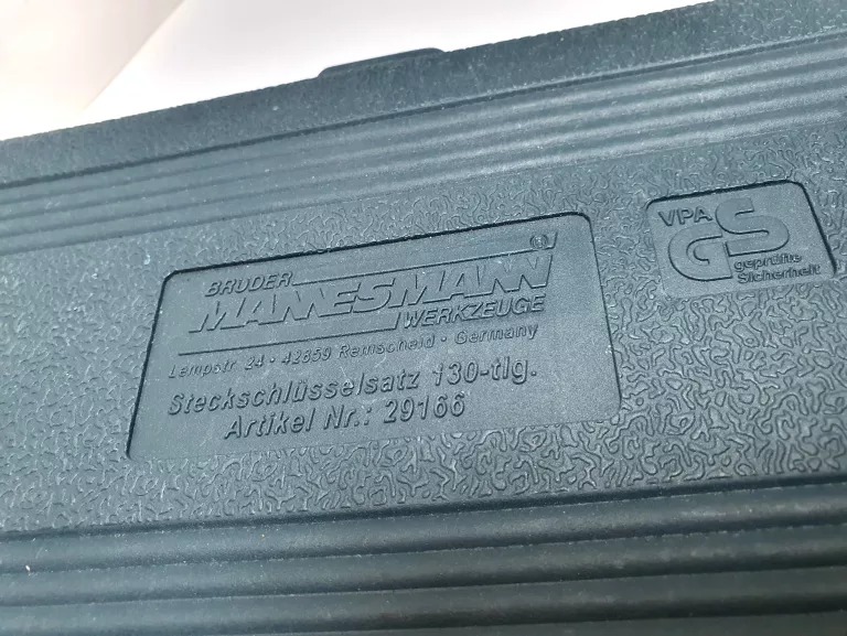 MANNESMANN M29166 ZESTAW KLUCZY NASADOWYCH