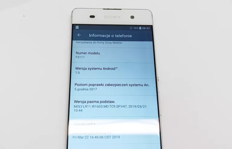 TELEFON SONY SONY XPERIA XA