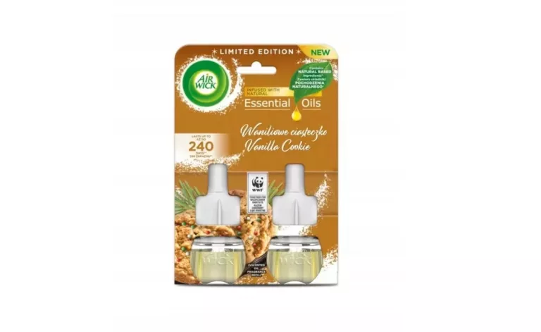 AIR WICK ESSENTIAL OILS WANILIOWE CIASTECZKO 2X19