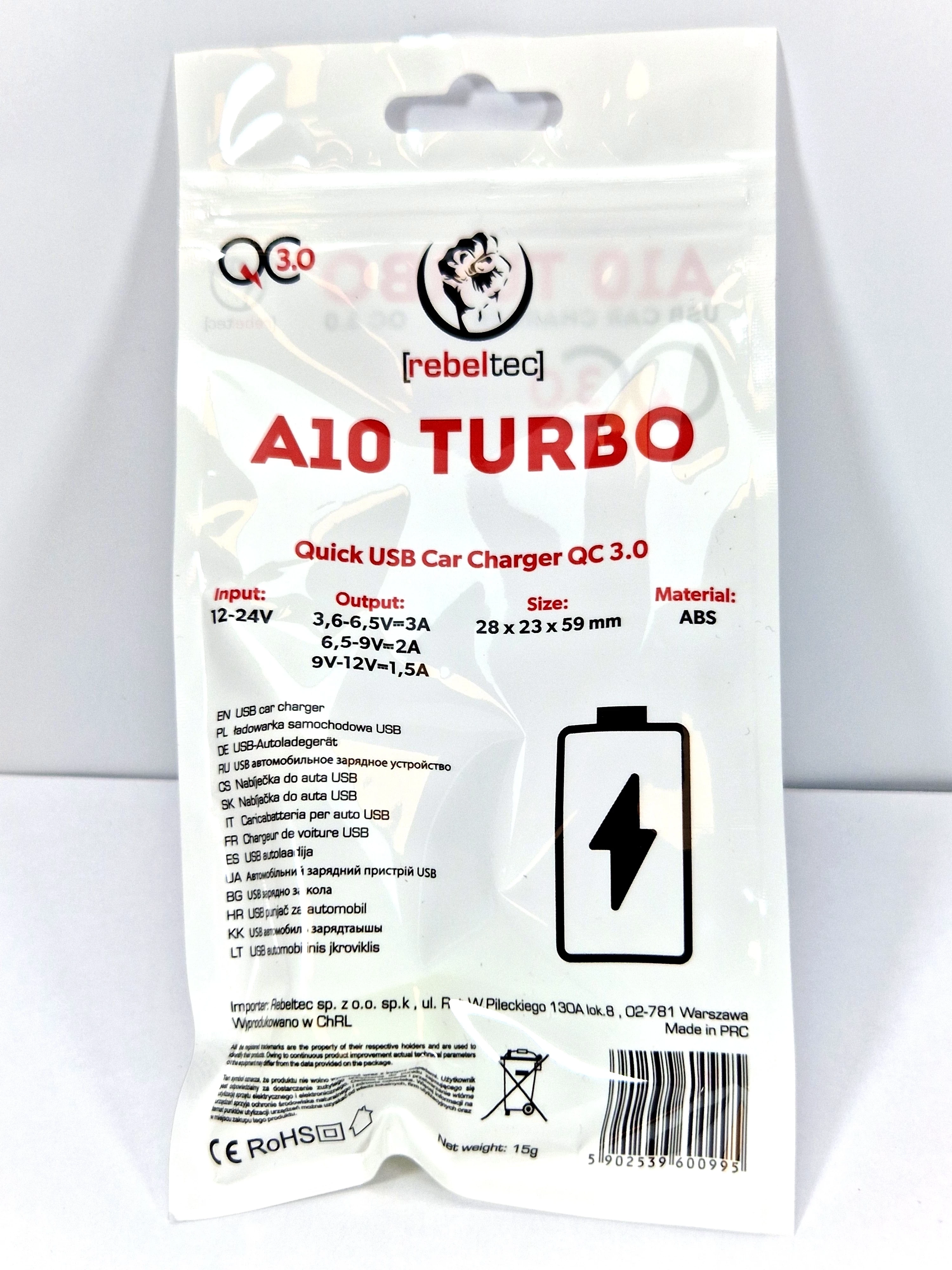 rebeltec-ladowarka-samochodowa-qc-30-a10-turbo-ean-gtin-5902539600995