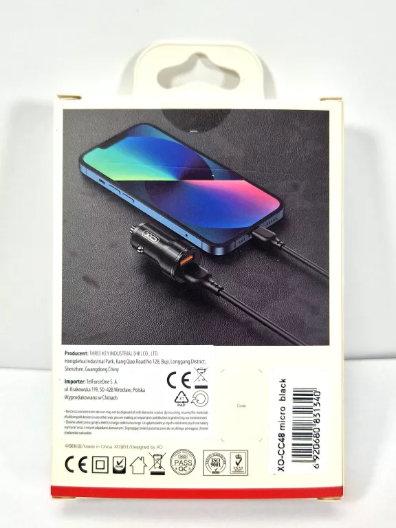 xo-ladowarka-samochodowa-cc48-usb-micro-ean-gtin-6920680875900