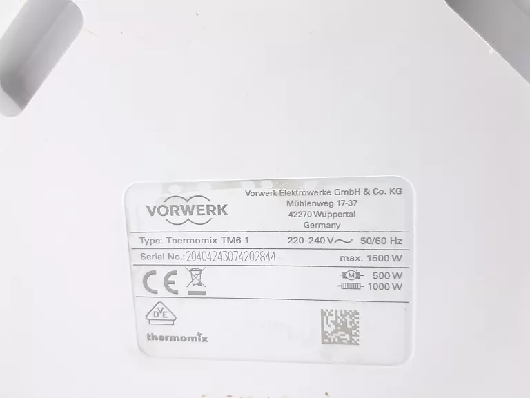 THERMOMIX VORWERK TM6 +AKCESORIA