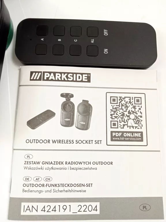 PARKSIDE ZESTAW GNIAZD RADIOWYCH TYPU OUTDOOR