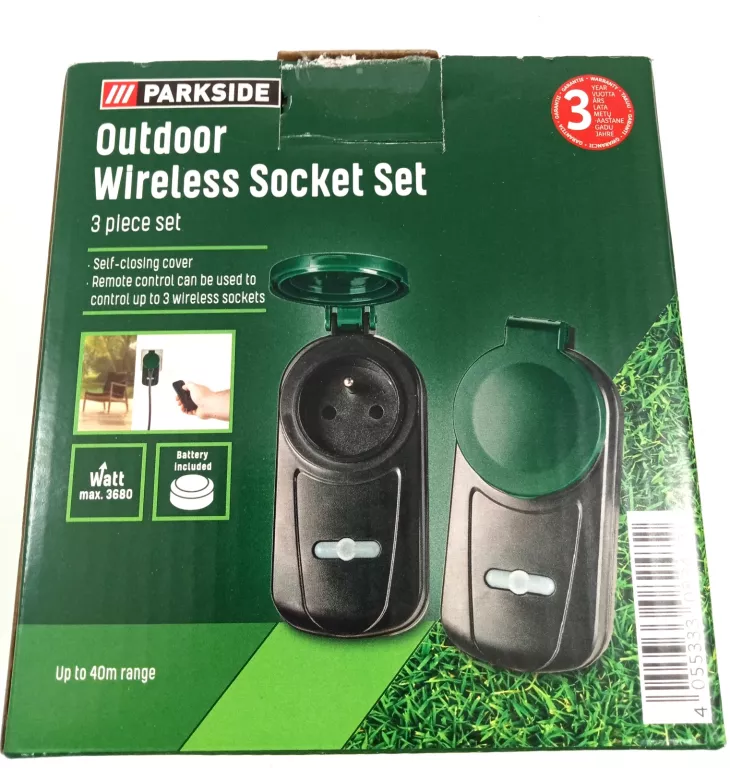 PARKSIDE ZESTAW GNIAZD RADIOWYCH TYPU OUTDOOR
