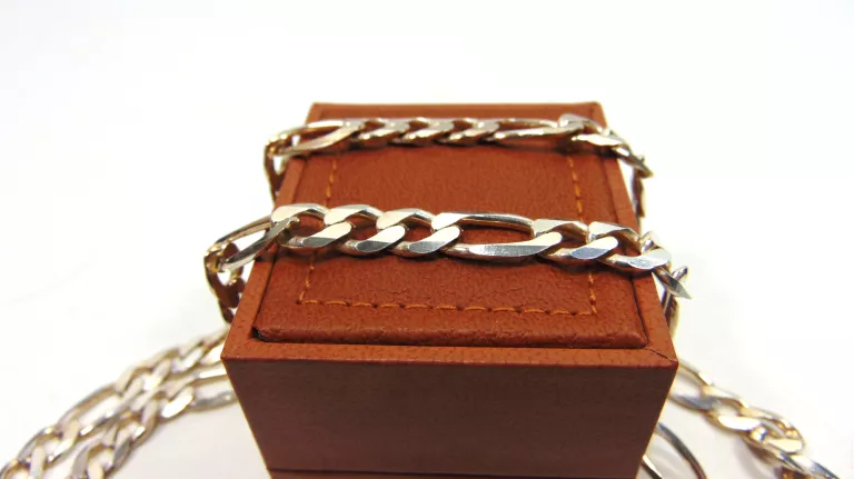 SOLIDNY SREBRNY ŁAŃCUSZEK 55 CM!