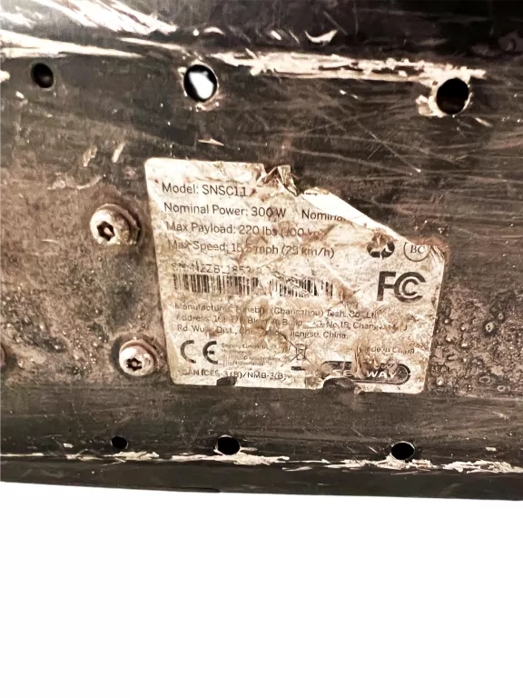 HULAJNOGA ELEKTRYCZNA SEGWAY NINEBOT ES1 SNSC11