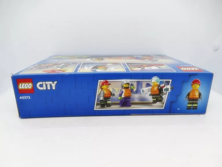 KLOCKI LEGO CITY, ŁÓDŹ STRAŻACKA, 60373
