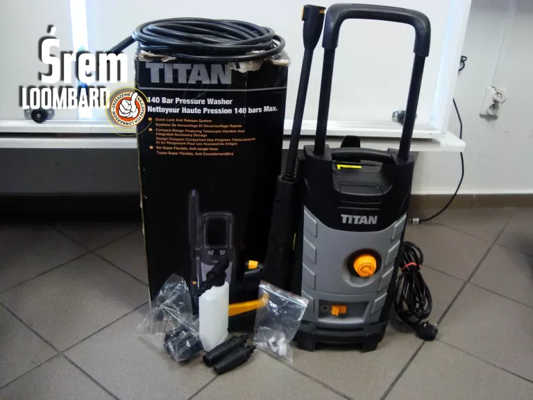 MYJKA CIŚNIENIOWA TITAN TTB1800PRW 140 BAR 1800 W