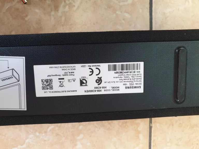 SOUNDBAR + SUBWOOFER SAMSUNG HW-K360