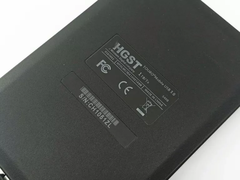 DYSK PRZENOŚNY TOURO HGST 1TB + KABEL USB