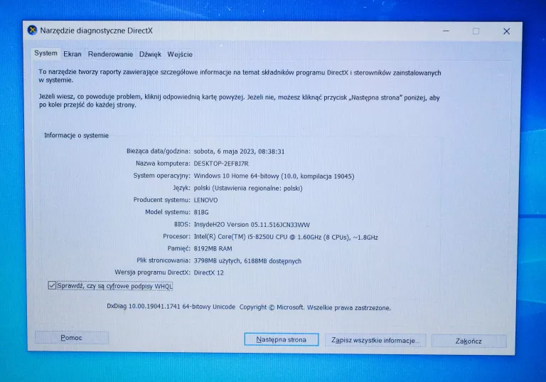 LAPTOP LENOVO IDEAPAD 320