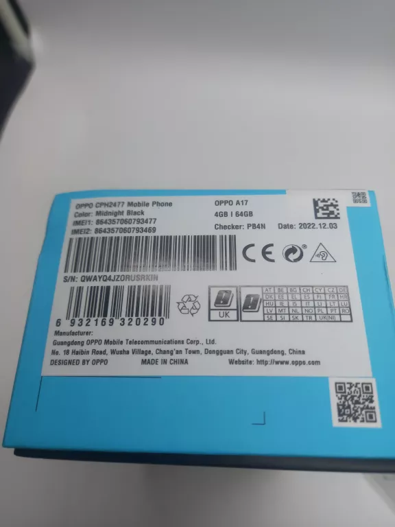 OPPO A17 4 GB / 64 GB