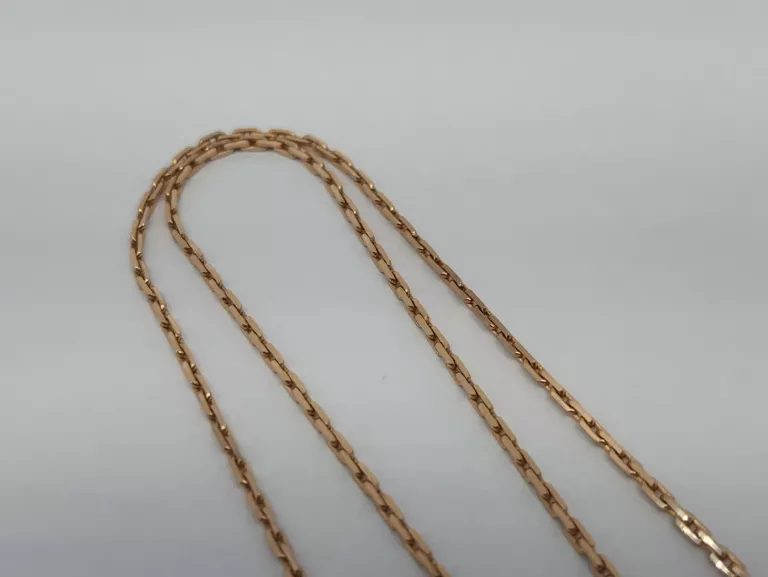ZŁOTY ŁAŃCUSZEK PRÓBY 585 4,44 GRAM 44CM