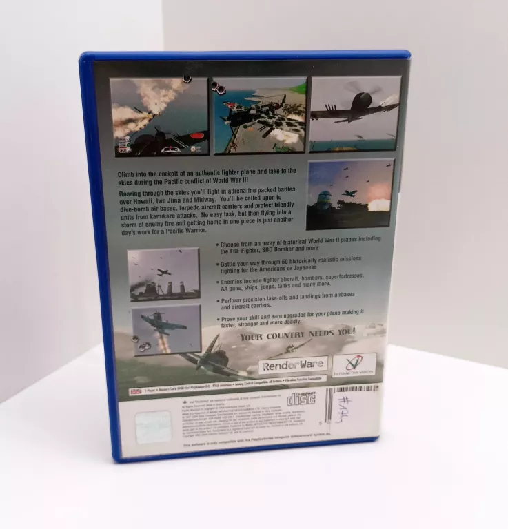 GRA PS2 PACIFIC WARRIORS II DOGFIGHT