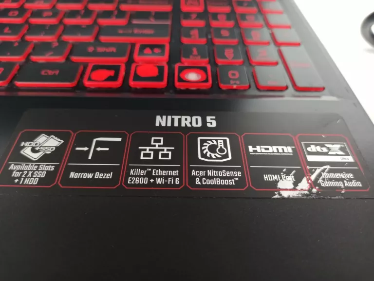 ACER NITRO 5 INTEL I5 8/475GB GEFORCE GTX 1650 TI