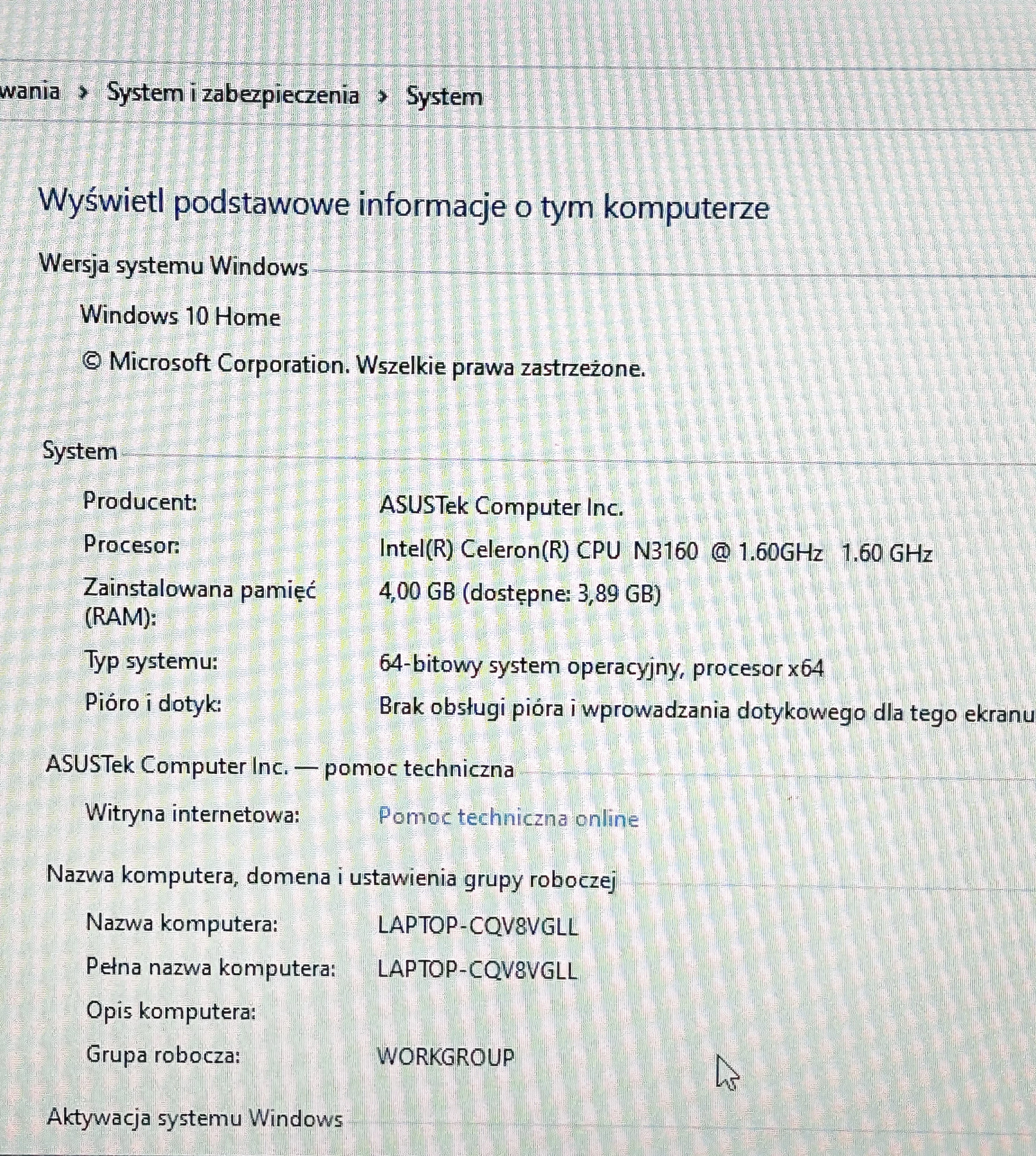 laptop-asus-notebook-e406s-stan-uzywany