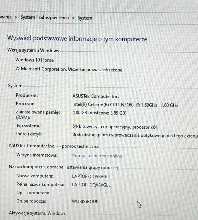 laptop-asus-notebook-e406s-stan-uzywany