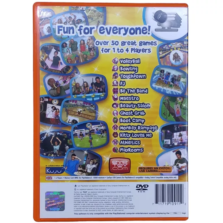 GRA NA PS2 EYE TOY PLAY 3