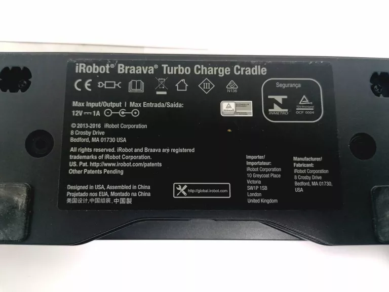 IROBOT BRAAVA 390T KOŃCÓWKI STACJA ŁADUJĄCA