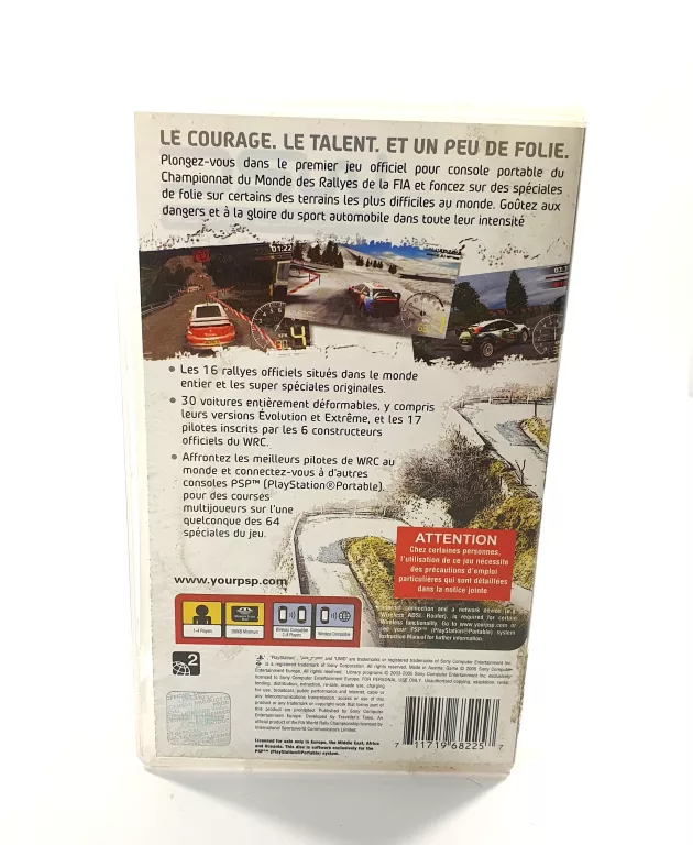 WRC FIA WORLD RALLY CHEMPIONSHIP PSP