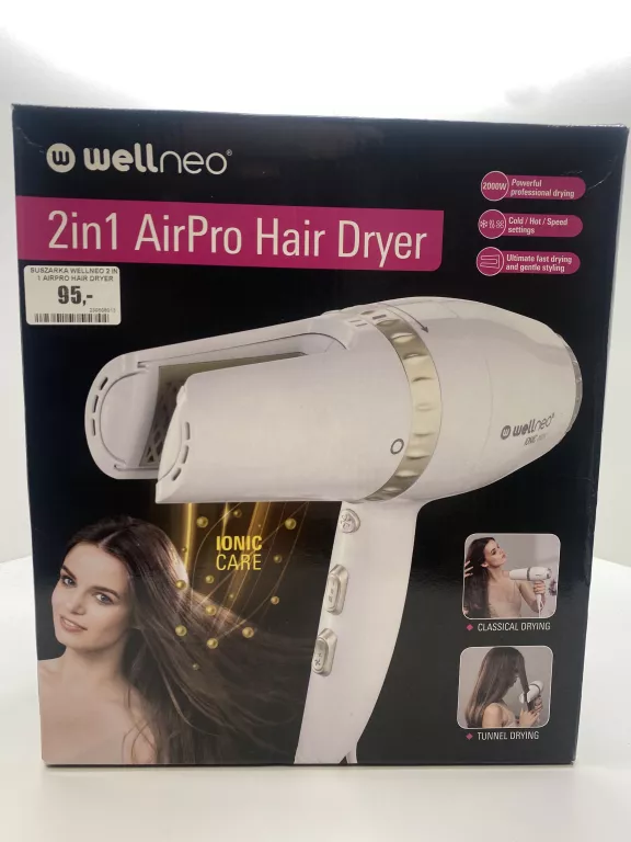 SUSZARKA WELLNEO 2 IN 1 AIRPRO HAIR DRYER