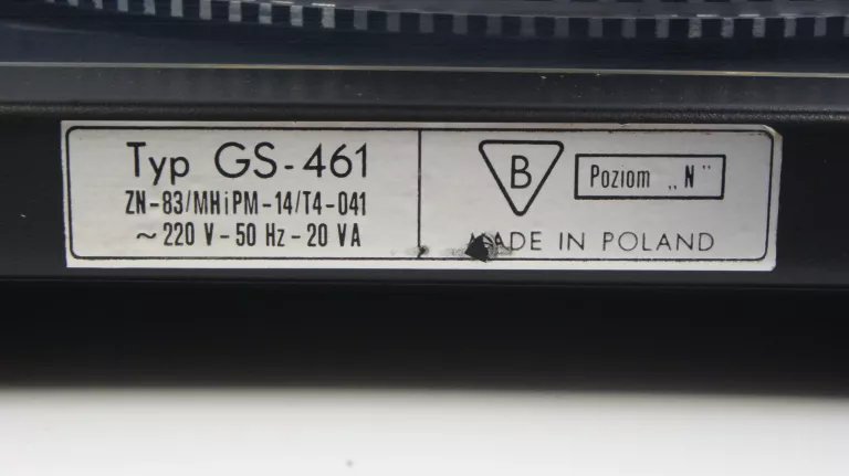 GRAMOFON UNITRA FONICA GS 461