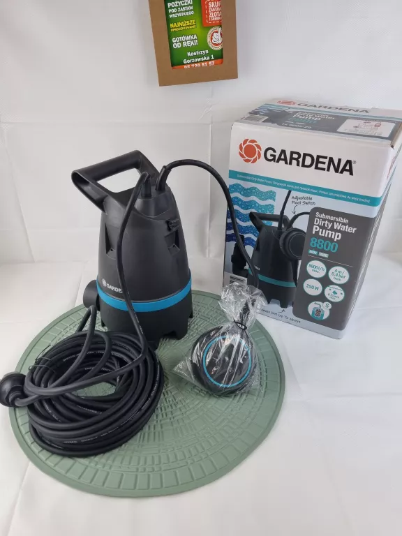 POMPA ZATAPIALNA GARDENA 250 W 8800 L/H