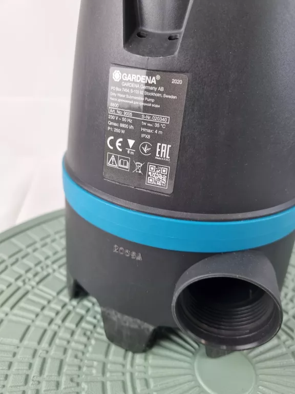 POMPA ZATAPIALNA GARDENA 250 W 8800 L/H