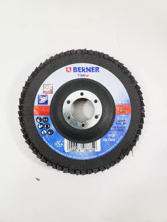 TARCZA ŚCIERNICA LISTKOWA BERNER GRADACJA P40