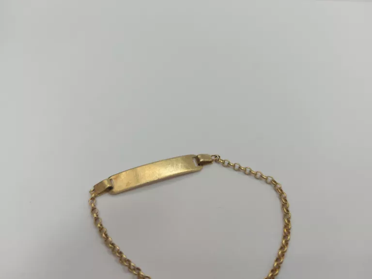 ZŁOTA BRANSOLETKA 1,77 GR 585 PR 14 CM