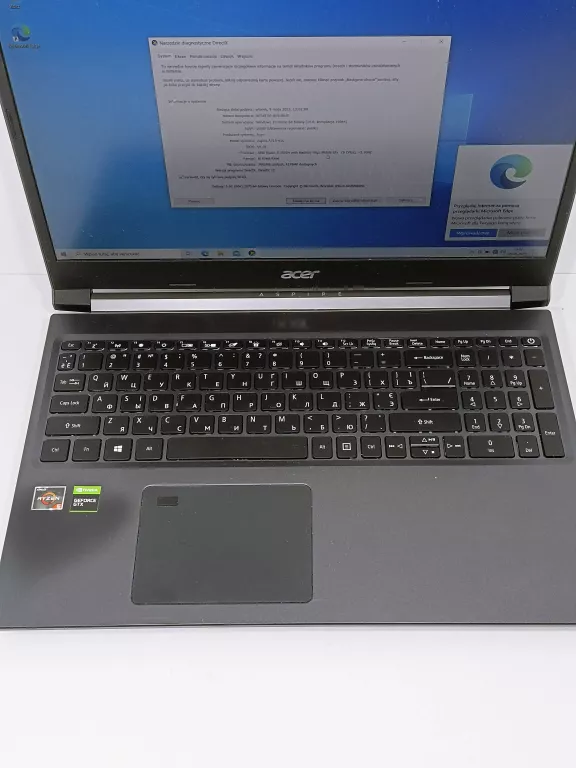 LAPTOP ACER ASPIRE 7 GTX 1650 AMD RYZEN 5 3550H