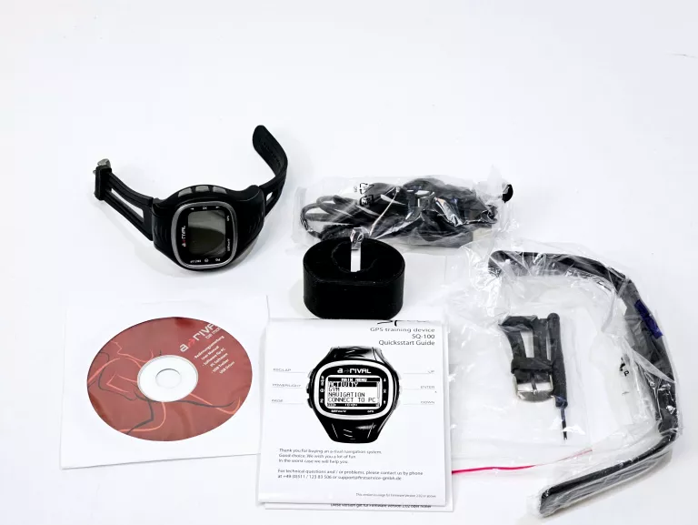 SMARTWATCH A-RIVAL CZARNY (SQ100)
