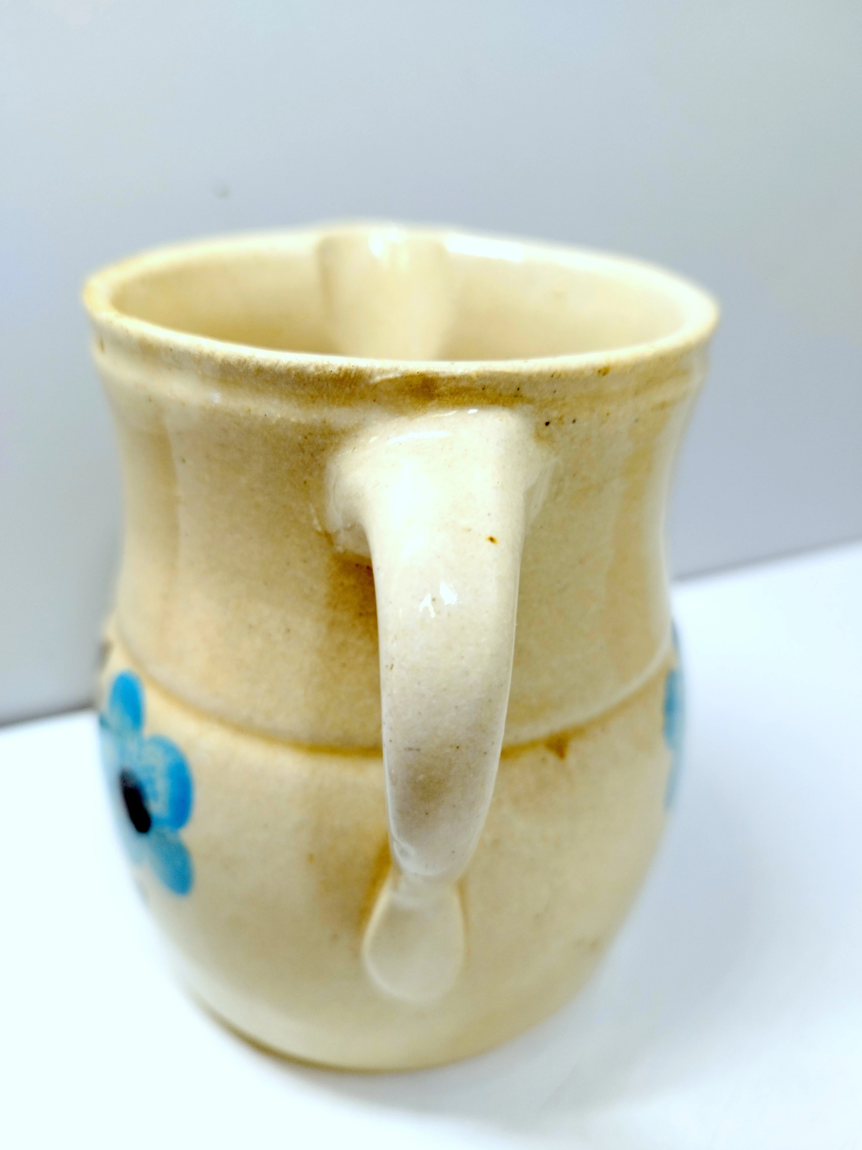 zestaw-dzbanek-i-wazon-niebieskie-kwiaty-bochnia-datowanie-obiekt-vintage-1945-2000