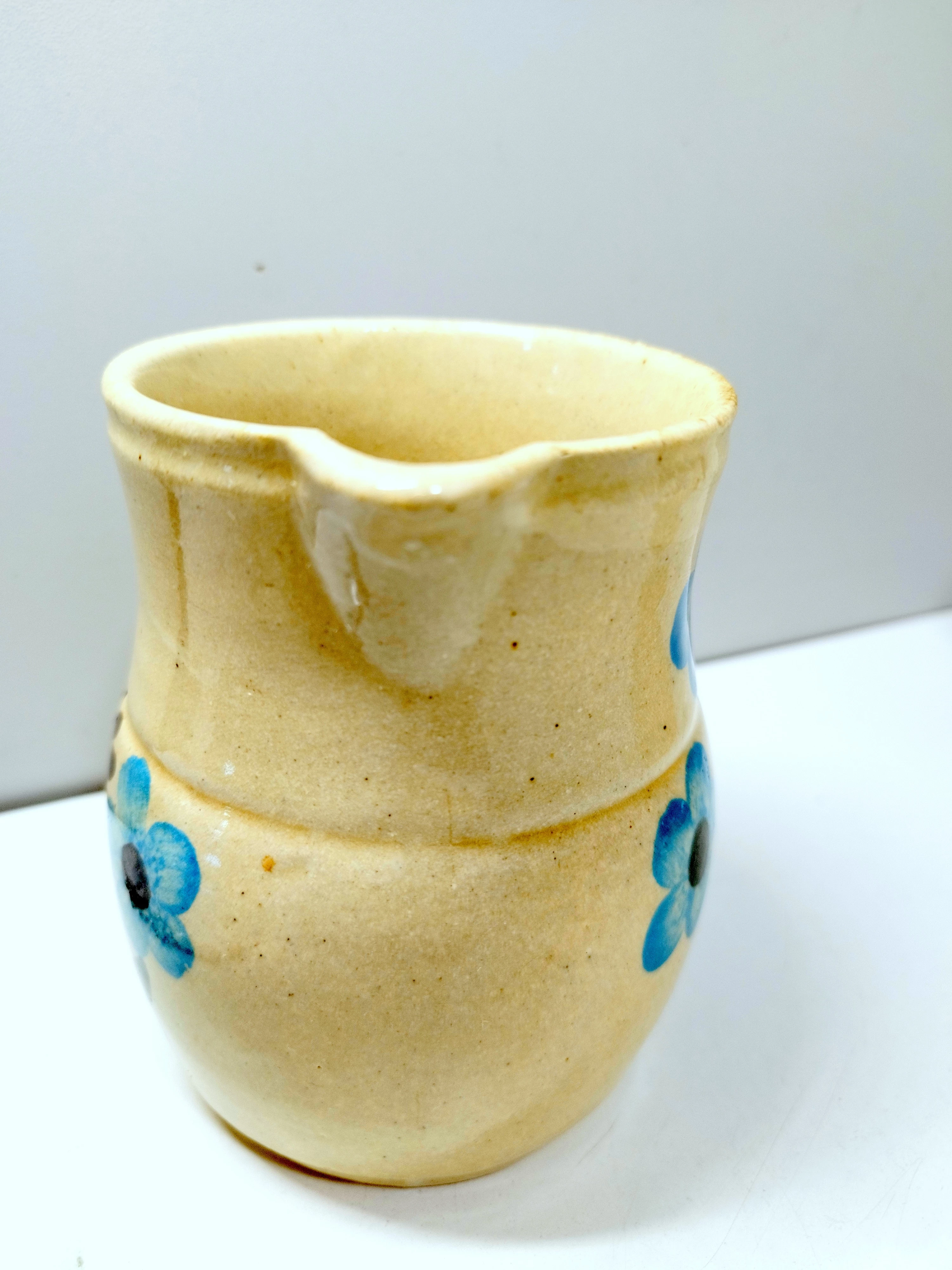 zestaw-dzbanek-i-wazon-niebieskie-kwiaty-bochnia-autor-projektant-wytwornia-bochnia