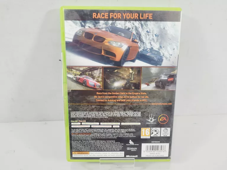 GRA NEED FOR SPEED THE RUN XBOX 360