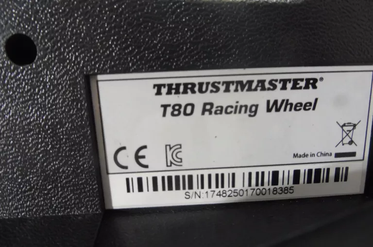 KIEROWNICA + PEDAŁY THRUSTMASTER T80 USZKODZONA