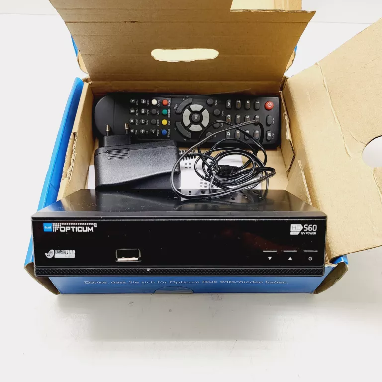 TUNER ODBIORNIK OPTICUM HD S60 HDMI DVB-S2 USB