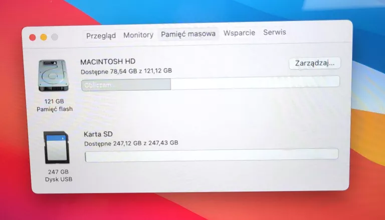 macbook-pro-a1502-i5-lad-karta-pamieci-256gb-pojemnosc-dysku-128