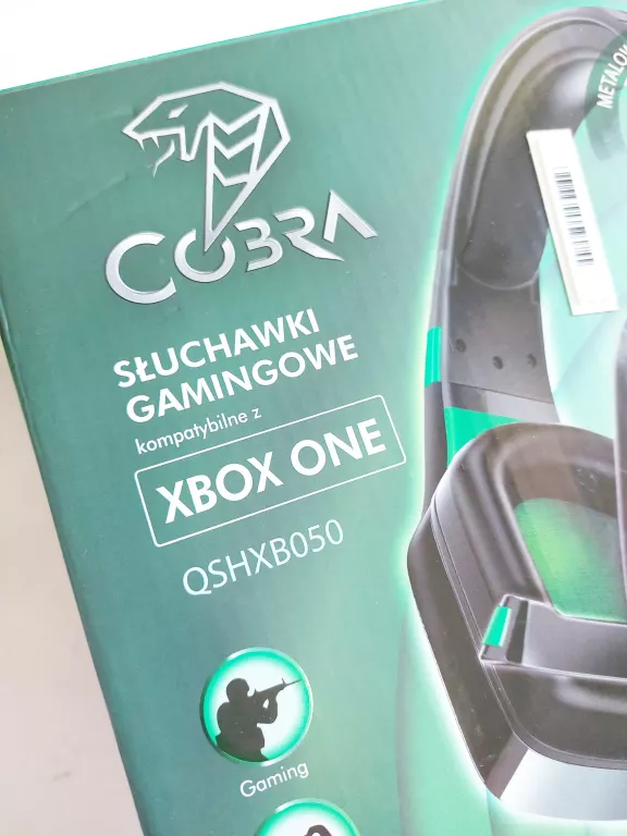 SŁUCHAWKI PRZEWODOWE GAMINGOWE COBRA QSHXBO50