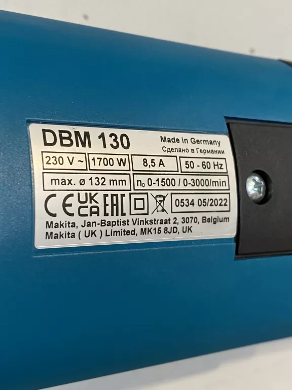 MAKITA DBM130 WIERTNICA DIAMENTOWA / WALIZKA