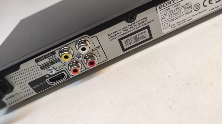 ODTWARZACZ DVD SONY DVP-SR760H