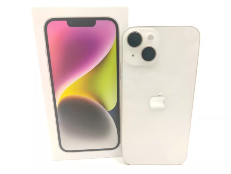 APPLE IPHONE 14 128GB STARLIGHT KOMPLET GWARANCJA