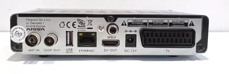 DEKODER DVBT2 ARIVA T760I